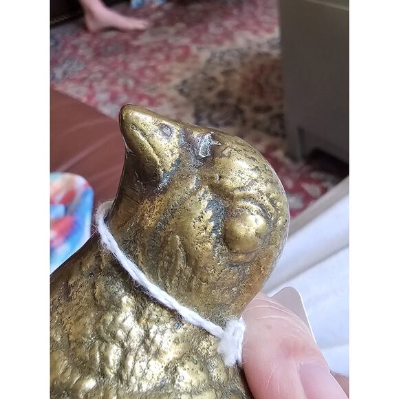 Vintage MCM Brass Quail Or Grouse Figurines-set of 2. In Amazing Condition!!!! - Picture 14 of 14